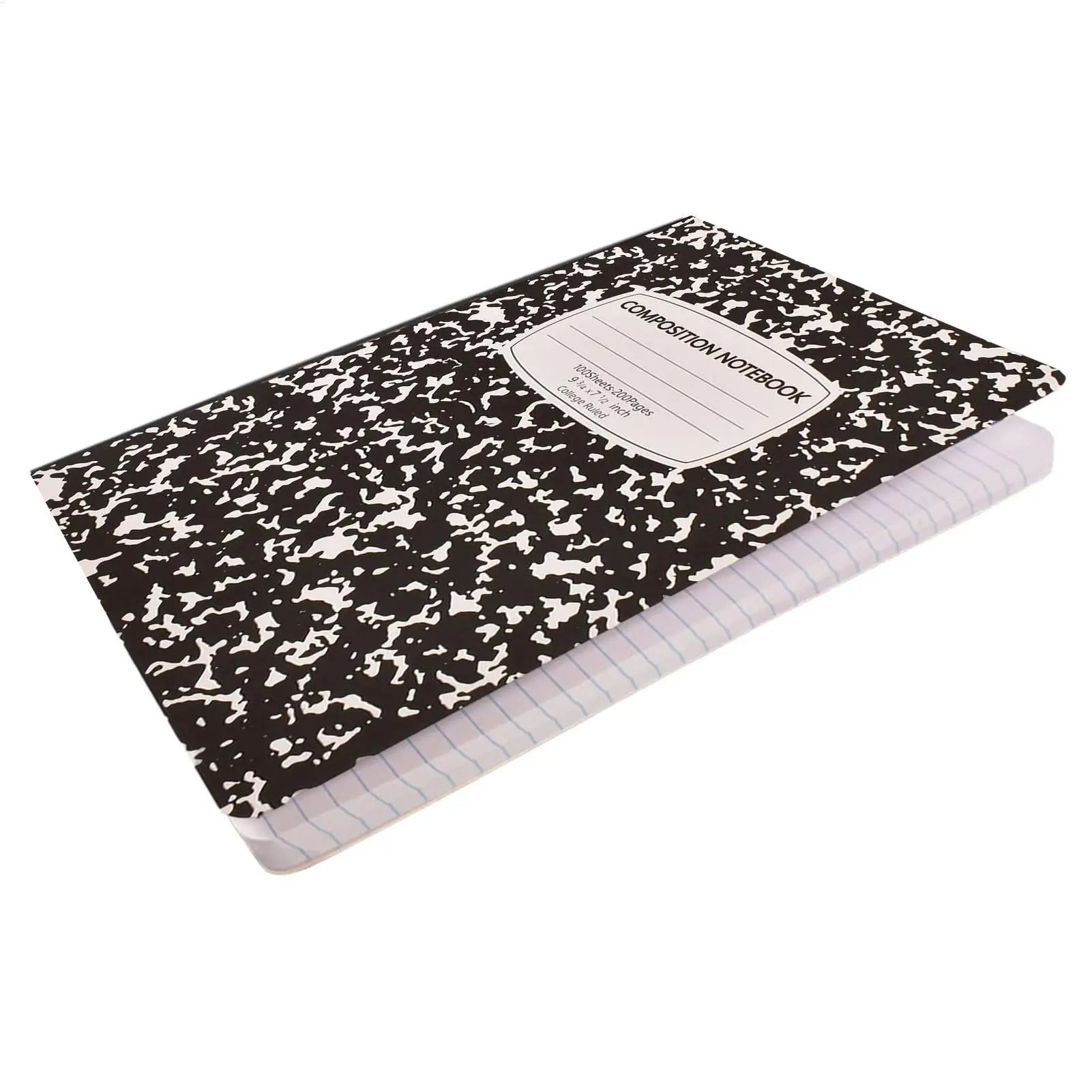 Composition Notebooks 100 Sheets Abstract Marble Cover Thick Paper 10.2x7.2in Lined Paper Notebook for School Classroom Office