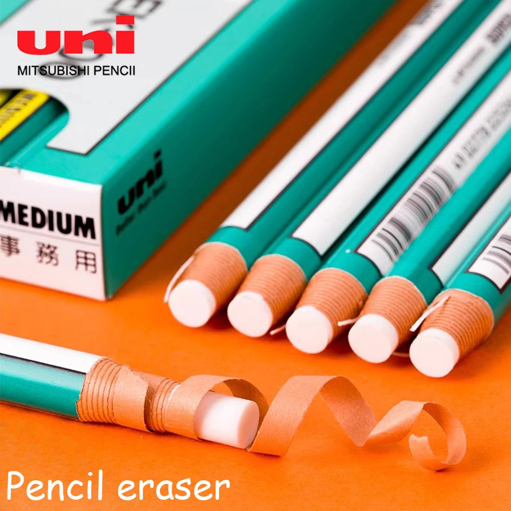 3 Pieces Japan UNI Pencil Type Eraser Super Eraser EK-100 Highlight Eraser For Fine Arts School & Office Supplies Stationery