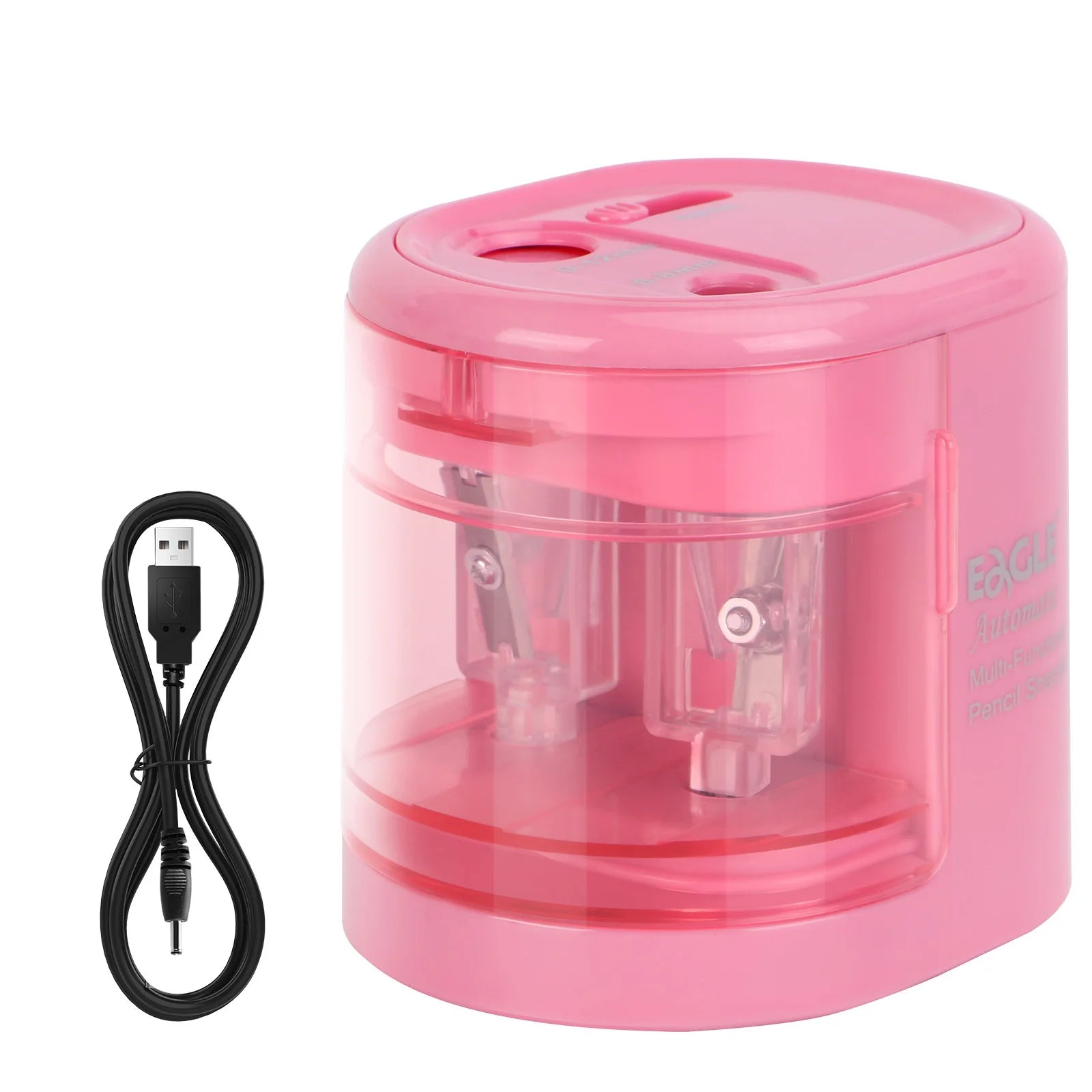 EAGLE Automatic Electric Pencil Sharpener, 5S Fast Sharpening for 6-12mm All Shapes Pencils Home School Office Art Studio