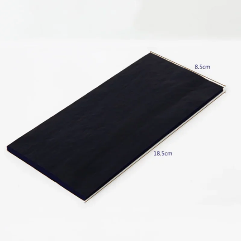 50pcs Carbon Paper Blue Double Sided Carbon Paper 48K Thin Type Stationery Paper Finance Copy Paper Office School Stationery