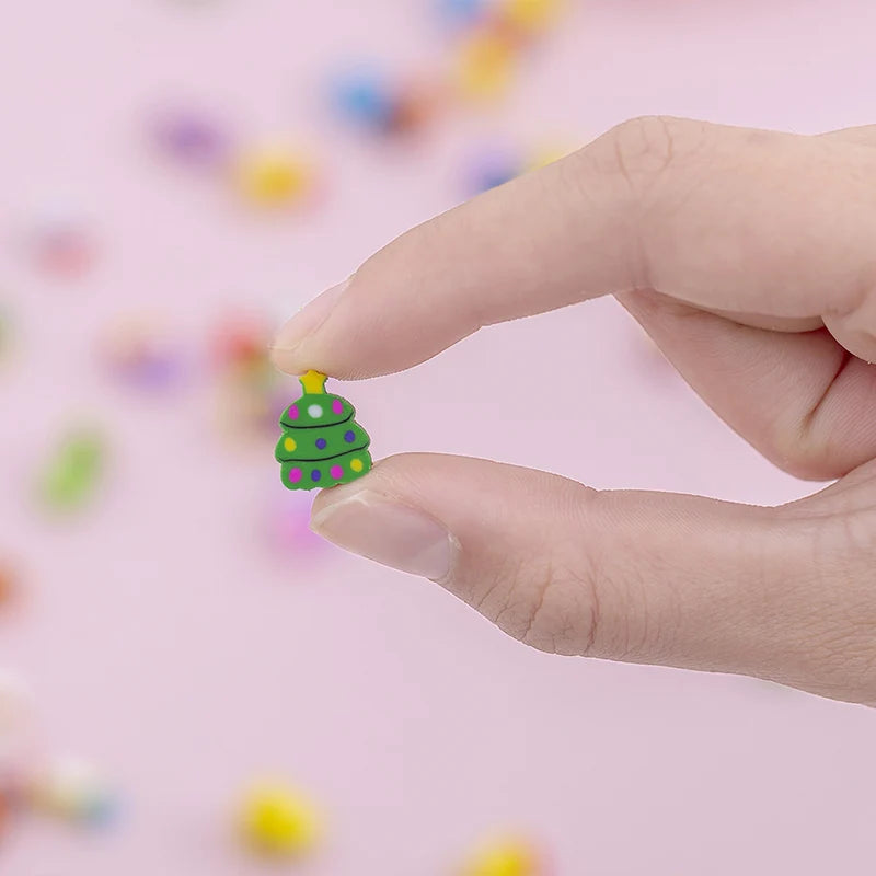 Assorted Random Mini Erasers 20~200PCS – Cute Novelty Rubber Collectibles for Office Desk Party Favors & Stationery Bulk Lot TMZ