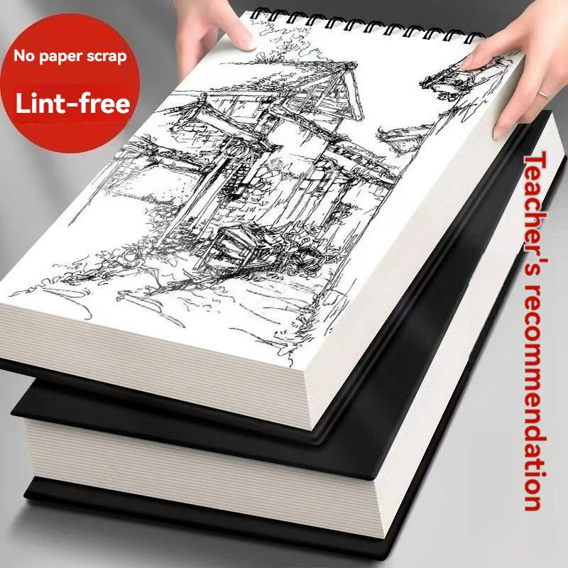30-Sheets ,Sketch Book Top Spiral Bound Sketch Pad Acid Free Art Sketchbook Artistic Drawing Painting Writing Paper For A4/A5/A6