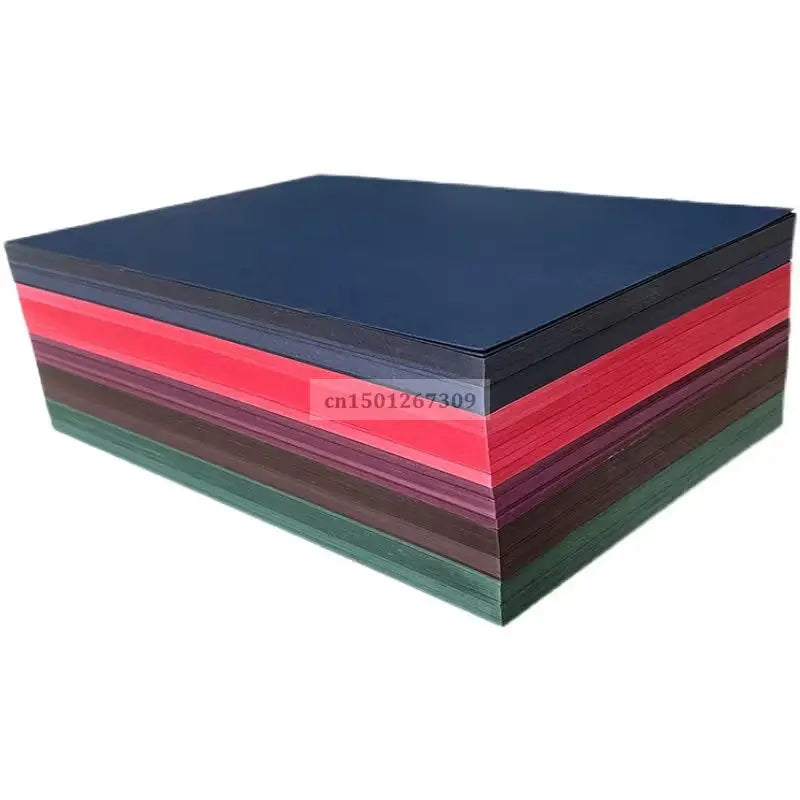 50 Sheets Size A5 Assorted Color Cardstock Blank Matte Thick Paper DIY Craft Card Making Scrapbooking 230GSM