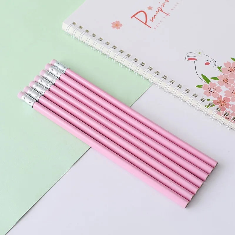 20/50/100 Personalized Wooden Pencils Customized School Decor Pen With Eraser Wedding Gift Favors Baby Shower Party 19CM