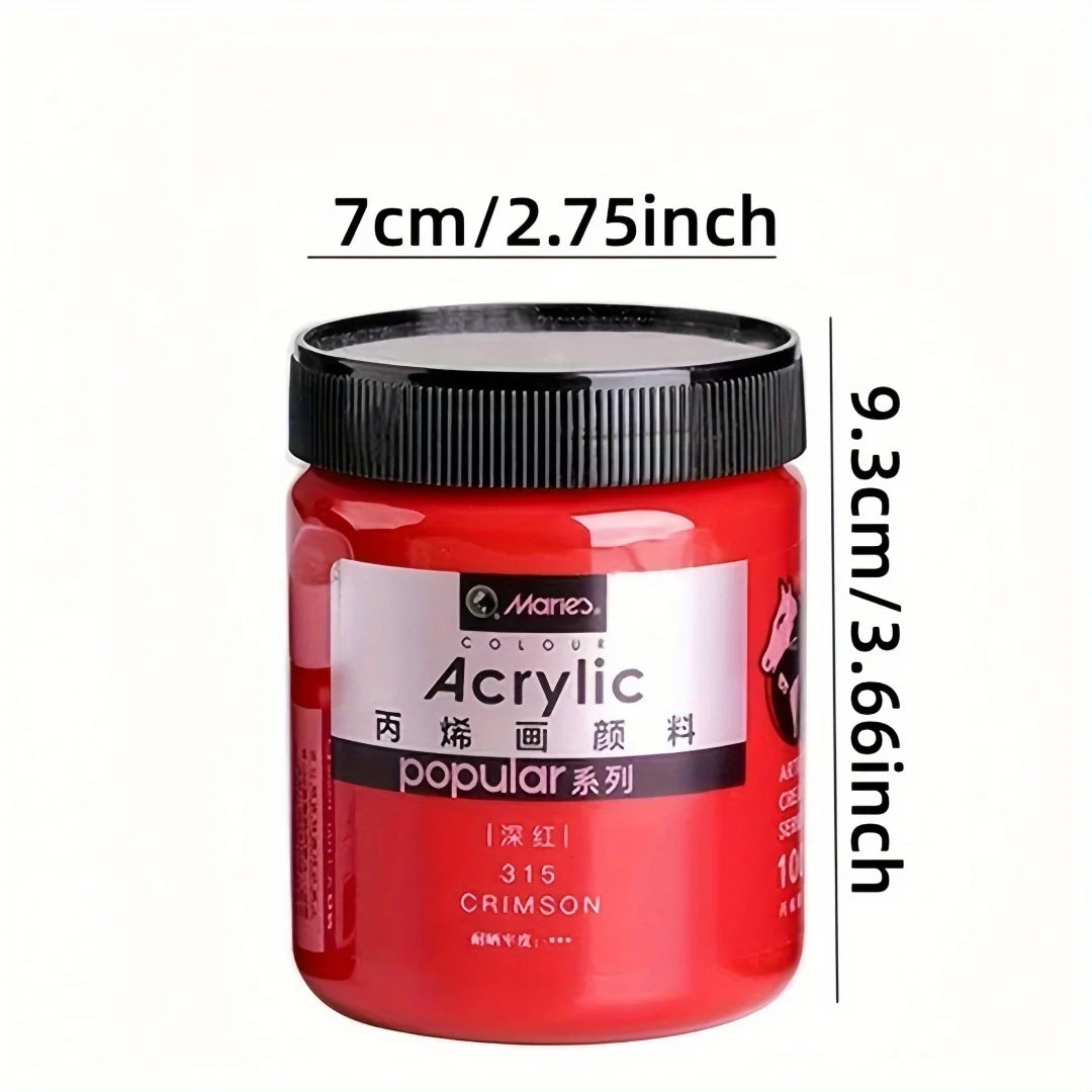 300ml acrylic paint for art wall, hand-painted clothes, DIY, hand-painted shoes, specifically for indoor use
