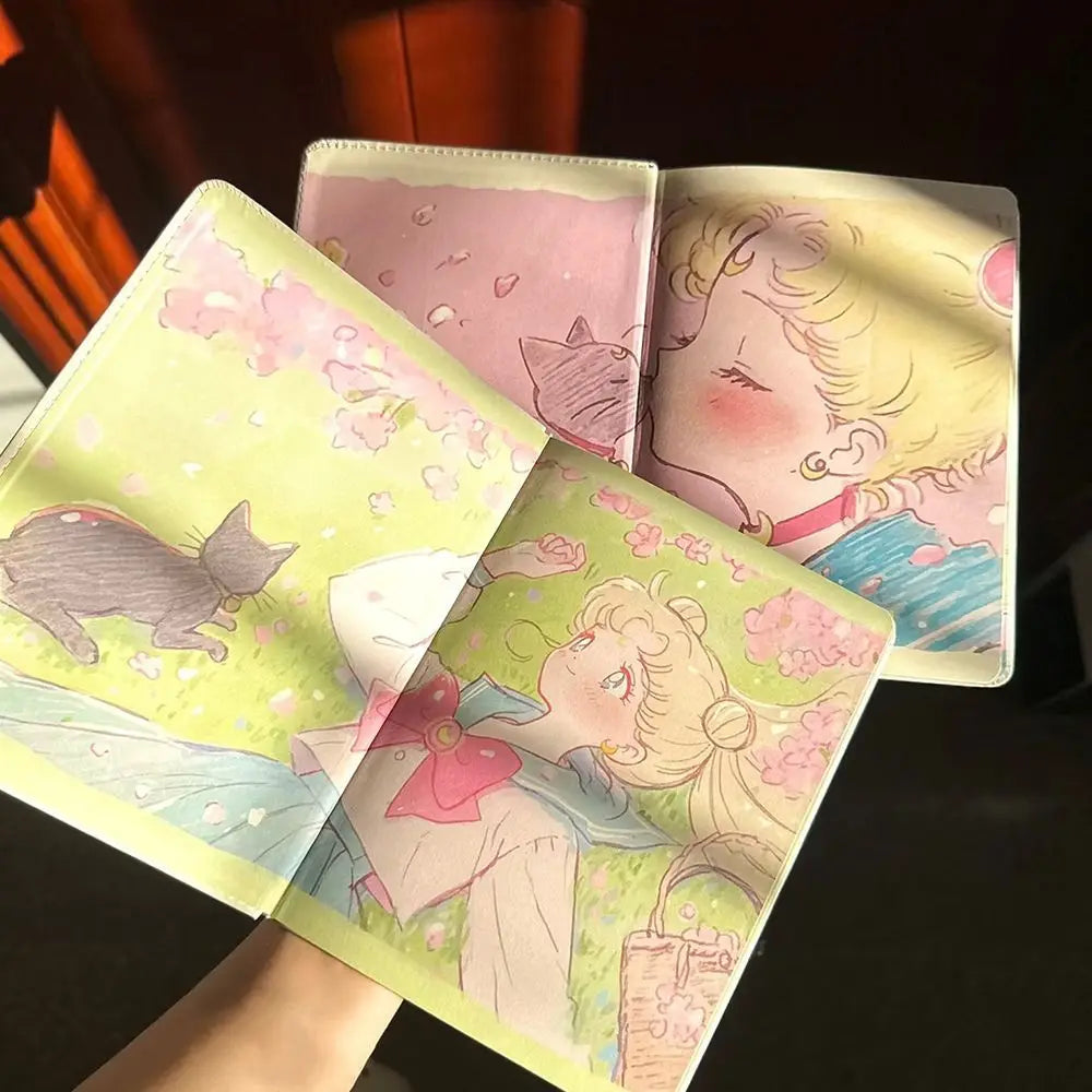 Beautiful Girl In Spring, Leather Notebook, Cute And Sweet Diary, Colorful Inner Pages, Dreamy Notebook, Student Record