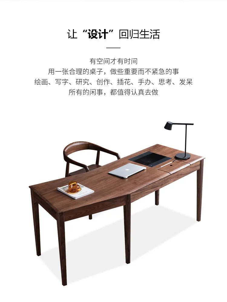 Executive Organizers Office Desk Computer Minimalist Space Saving Office Desk Study Wooden Mesas Escritorio Unique Furniture