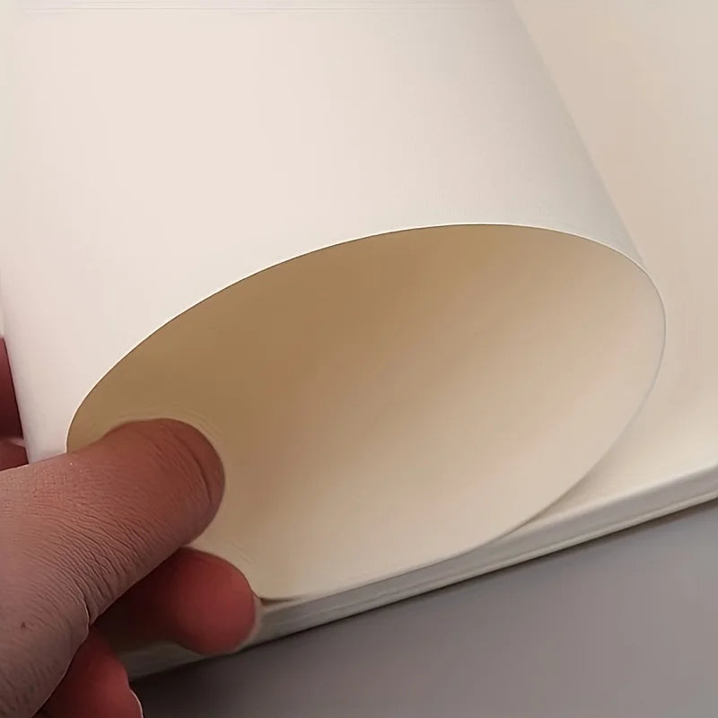4 Pack A6 Spiral Sketch Books, 30 Sheets per Pad, Kraft Brown Cover, Blank Unlined Pages,Top Bound Sketch Pads fo