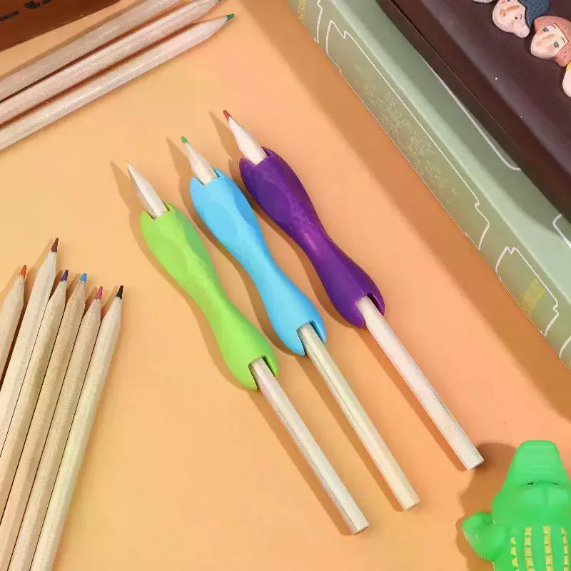 Ergonomic Pen Grip Writing Aid Grip Pencil Holder Grip For Kids Adult Writing,Enhances Grip Control,Writing Tools For Beginners