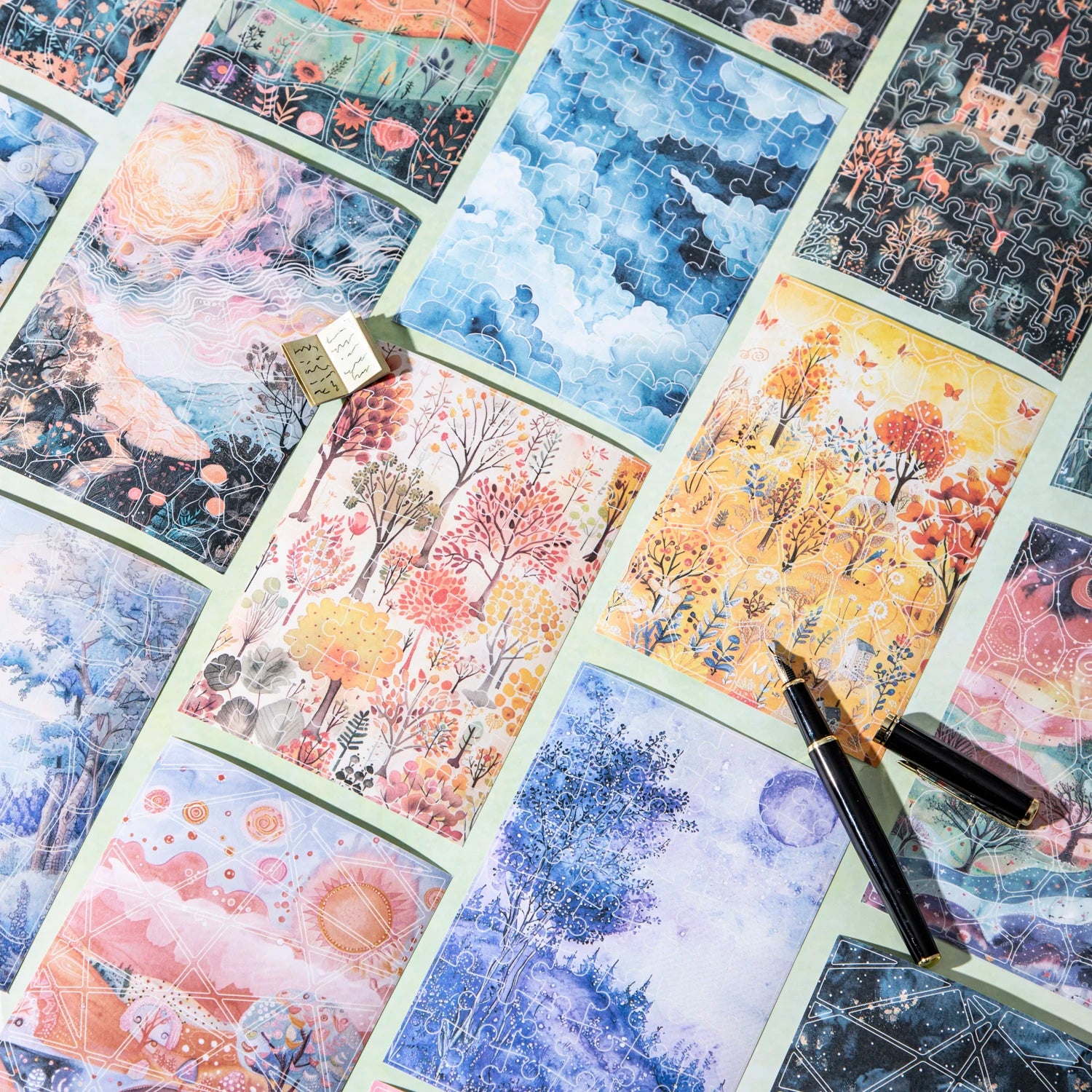 Journal GO 5pcs Piecing Together Fun Stickers Creative Decor Scrapbooking Diary Album Collage Junk Journal Material
