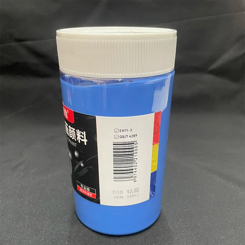 300ml Large-capacity Acrylic Paint Is Waterproof Sun-resistant and Does Not Fade EasilyThe Paste Has A Fine Texture for Graffiti