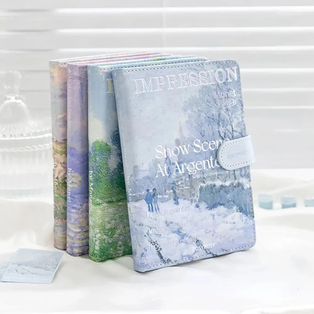 Weekly Planner School Stationery Magnetic Buckle Writing Pads Landscape Notepad DIY Scrapbook Scenery Notebook Handbook