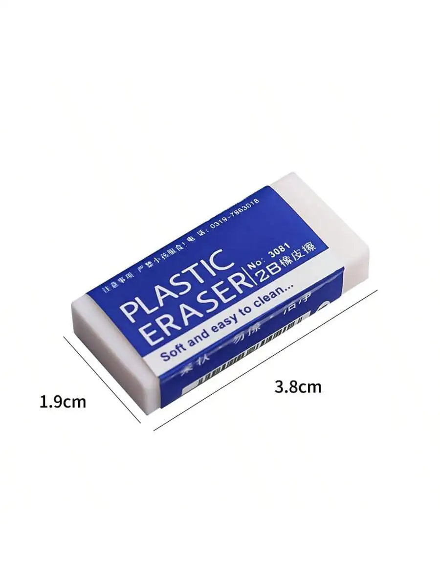 White Eraser for Office And School Art Drawing Drafting Clean Erasing Rubber - General Purpose Drafting Eraser