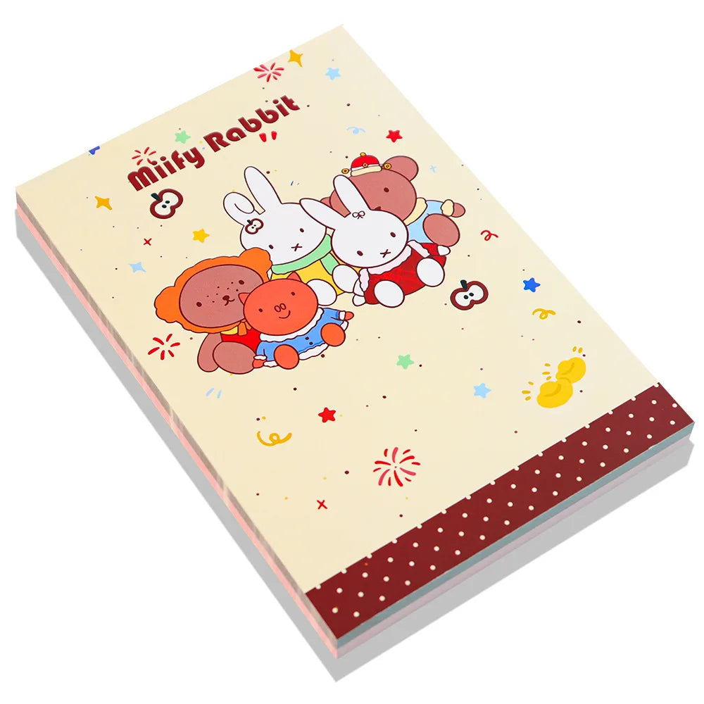 Kawaii Miffys Notebooks and Journals New Kids Anime Rabbit Notepad Student School Planner Memorandum Office Accessories Gifts