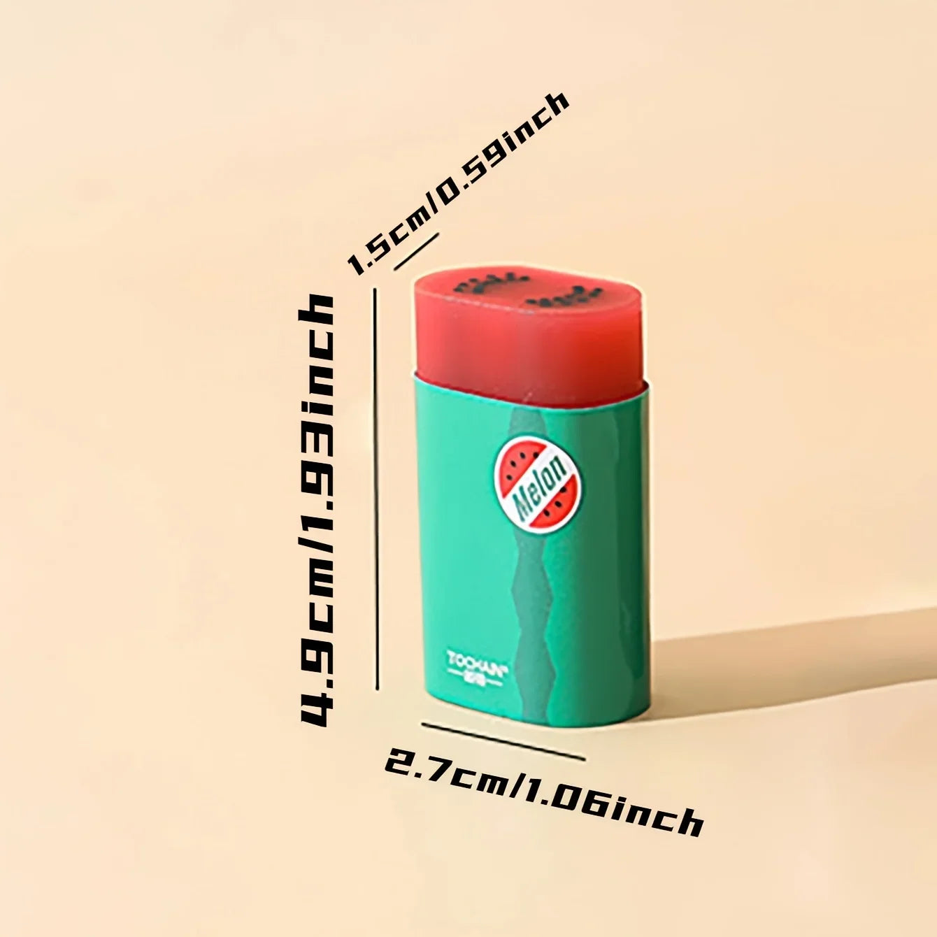 Set of Randomly Assorted Fruit Cute Sandwich Erasers for Students Creative Erasers That Erase Cleanly Without Leaving Marks