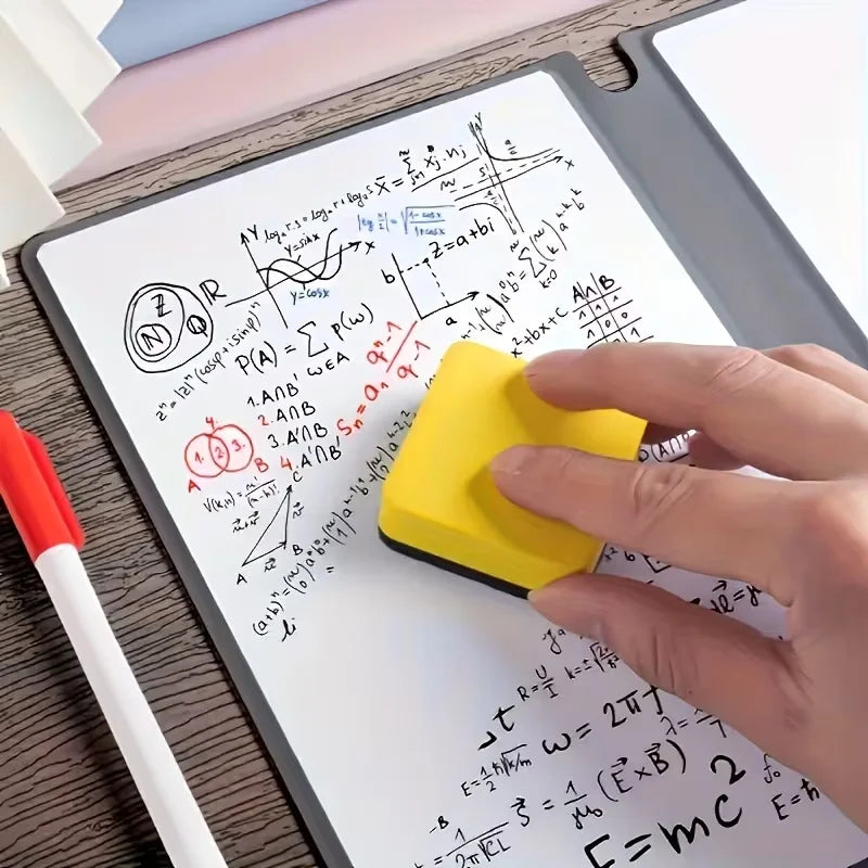 30 pieces of erasers, suitable for removing dry-erase pen marks on soft whiteboards, glass whiteboards and regular whiteboards