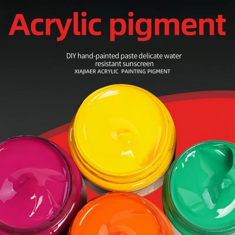 Acrylic Paint 100ml Hand-Painted Wall Painting Graffiti Stone T-Shirt Tinned Paint Studio Multi-Color Acrylic Paint