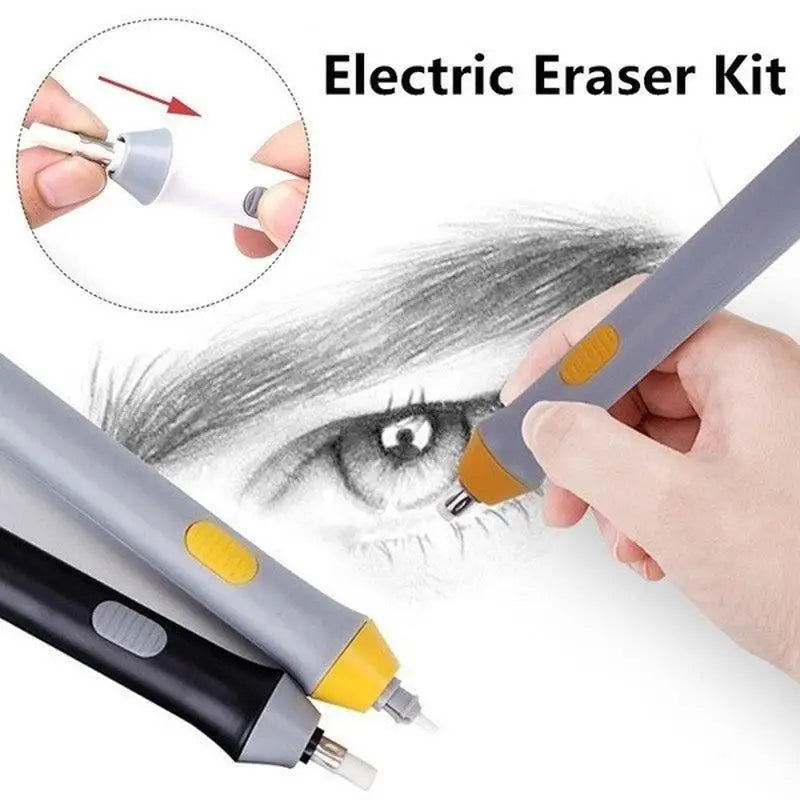 1Pc Electric Eraser Pencil Drawing Mechanical Cute Kneaded Erasers for Kids School Office Supplies Rubber Pencil Eraser Refill