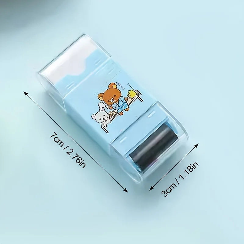 1-Pc 3-in-1 Pencil Sharpeners, Pencil Sharpener and Eraser Combo, Sharp Blades, Easy Erasing, Suitable for Schools, Business, Office Supplies, Study Rewards, Etc., Easter