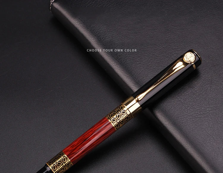 Metal Wood Grain Fountain Pen School Supplies Pens Student for Ballpoint Pen Stationery Supplies Fountain Pen High Quality
