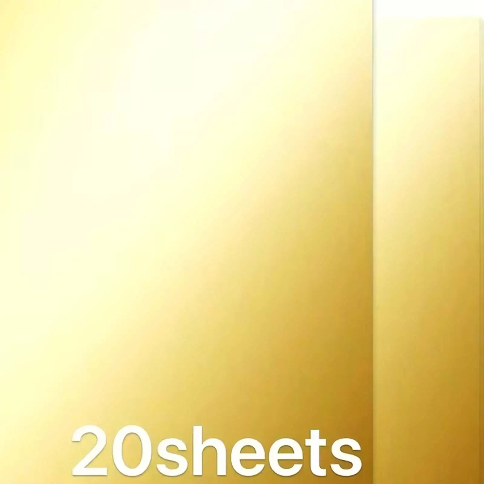 10/20 Sheets A4 Bright Metal Gold CardStock Paper, Suitable for DIY Various Crafts & Paper Art, Festivals, Birthdays