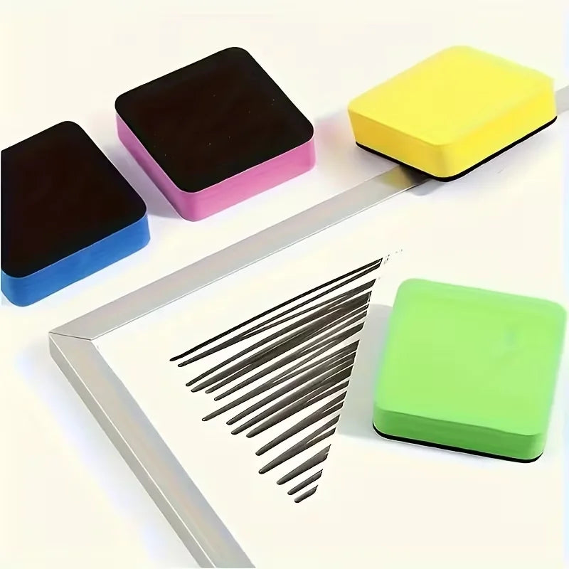 30 pieces of erasers, suitable for removing dry-erase pen marks on soft whiteboards, glass whiteboards and regular whiteboards