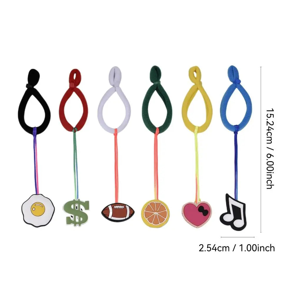 6PCS Ergonomic Pencil Grips Cartoon Shape Portable Students Learning Write Corrector Soft Handwriting Aid for Kids Handwriting