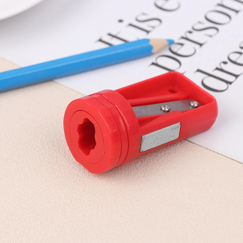1pc Woodwork Carpenter Pencil Sharpener Cutter Shaver Narrow Sharpening For Woodworking Hand Tools Multi Purpose 6 Colors