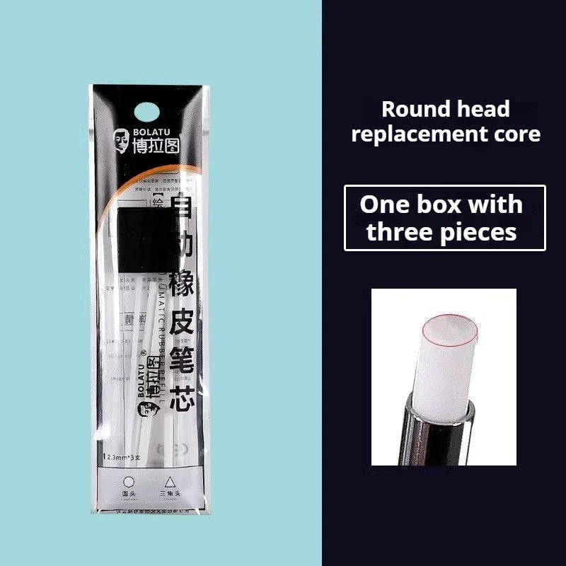 Eraser Pen Automatic Pencil Rubber Refillable Pen High Precision Sketching Drawing Correction Painting Erasers Art Supplies