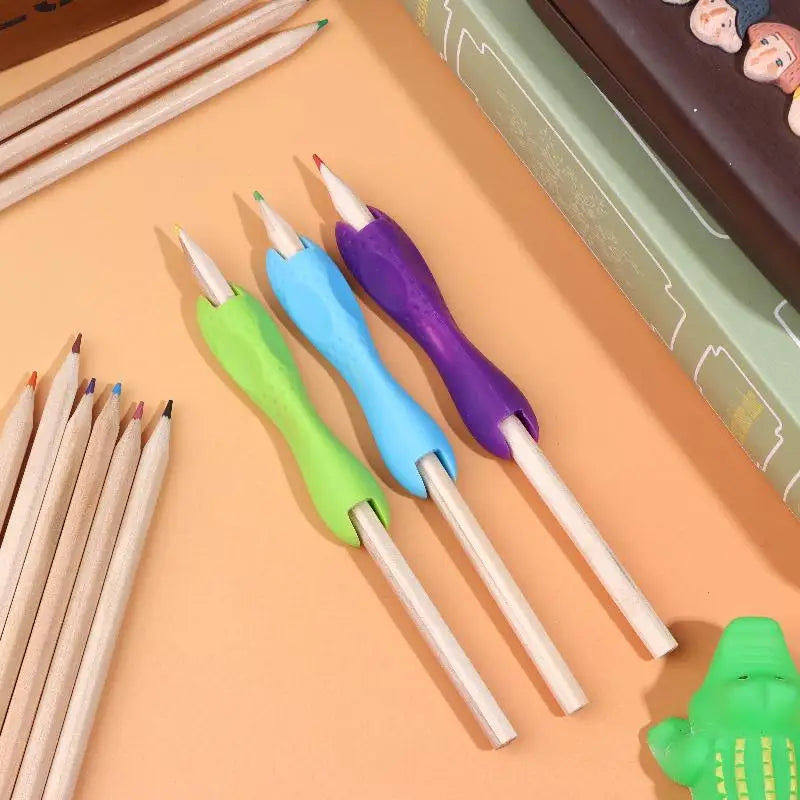 Ergonomic Pen Grip Writing Aid Grip Pencil Holder Grip For Kids Adult Writing,Enhances Grip Control,Writing Tools For Beginners