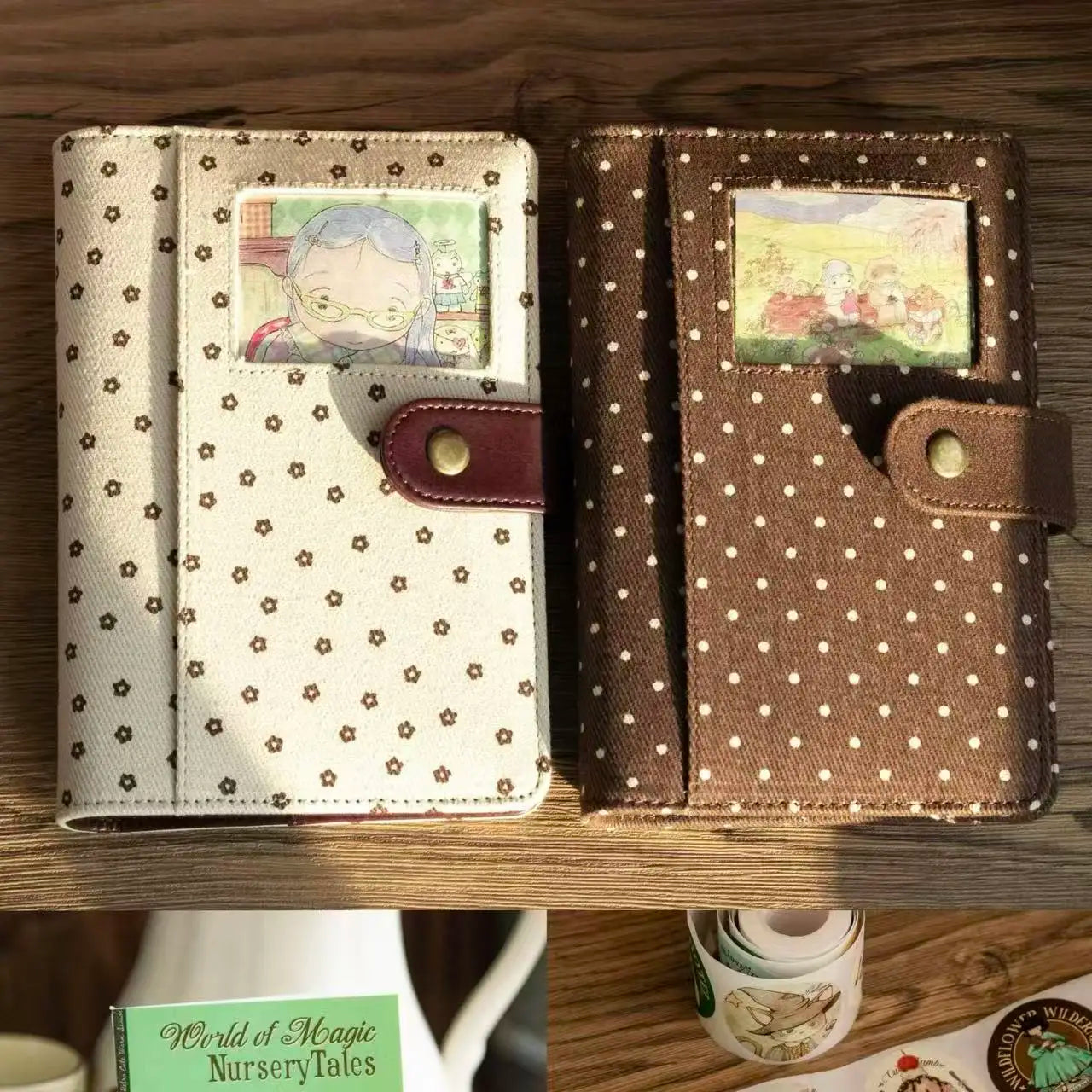 Korean Ins Notebook A6 Loose Leaf Hand Ledger Journals Diary Notebook Notepad Portable Y2k Cute Stationery Gift School Supplies