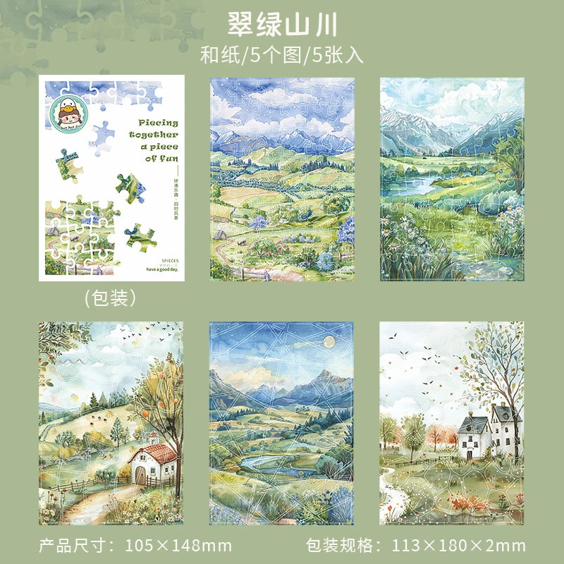 Journal GO 5pcs Piecing Together Fun Stickers Creative Decor Scrapbooking Diary Album Collage Junk Journal Material