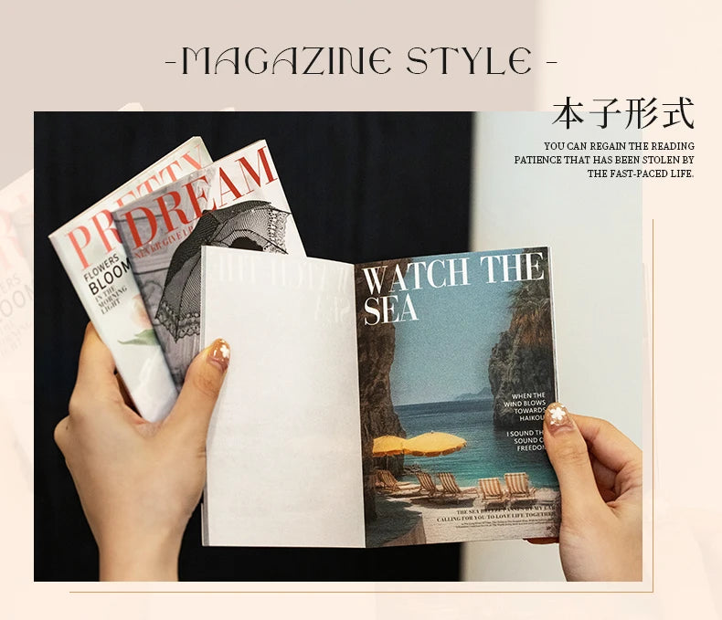 Journal GO 30sheets Magazine Collection Material Book for Scrapbooking Collage Junk Journal Magazine Gallery Material Paper