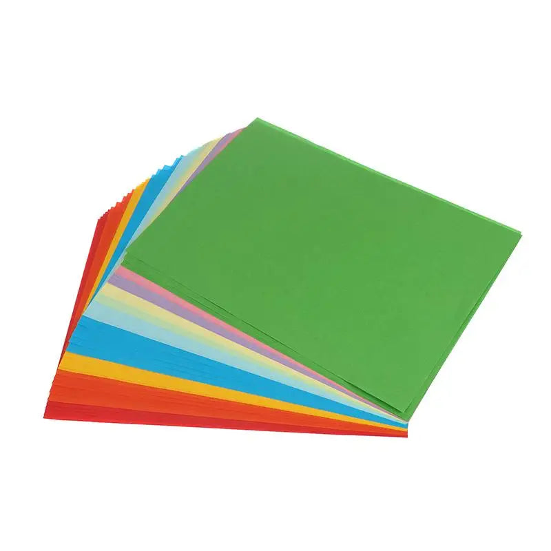 50/100pcs Color A4 Paper 10 Color Copy Paper Printing Paper Color Hand Folding Paper For Kids DIY Art School Home Projects