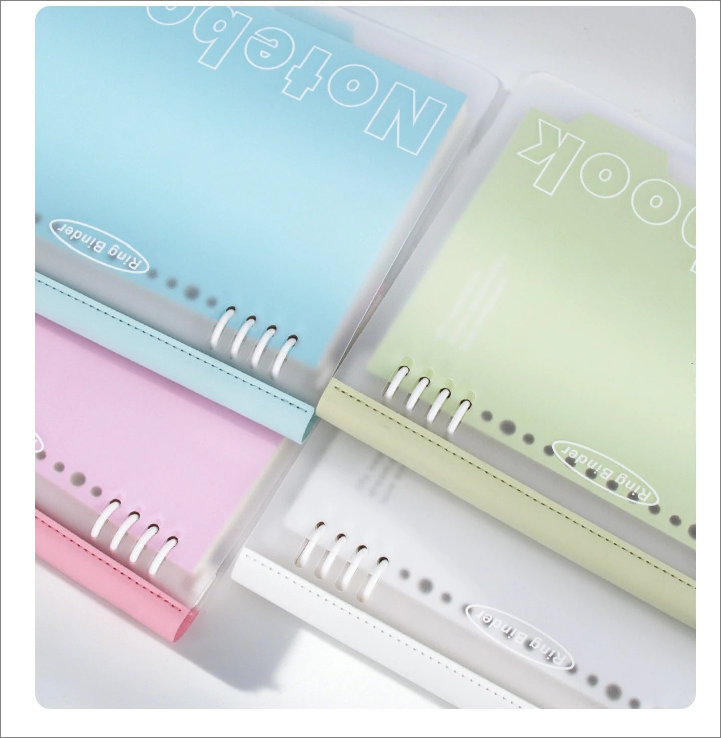 B5 Loose Leaf Notebook Soft Spine Detachable Pages for Middle High School Students Reading Journal Stylish New Design
