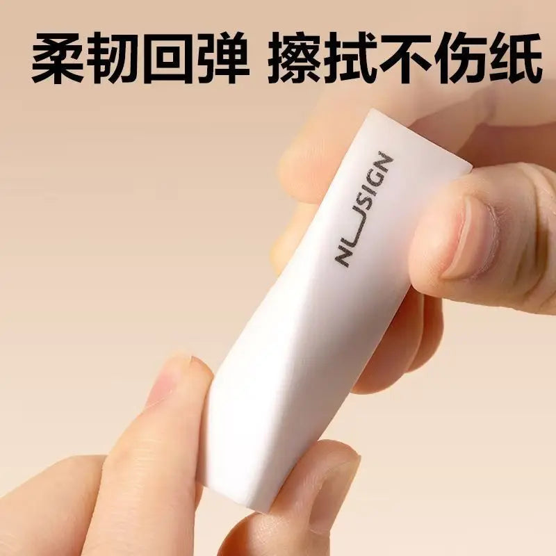Newsay Eraser, Chip-collecting Triangular Eraser Refers To The Primary School Student Who Erases Words Into Lines Without Chips