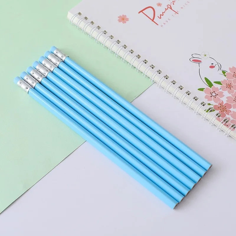 20/50/100 Personalized Wooden Pencils Customized School Decor Pen With Eraser Wedding Gift Favors Baby Shower Party 19CM