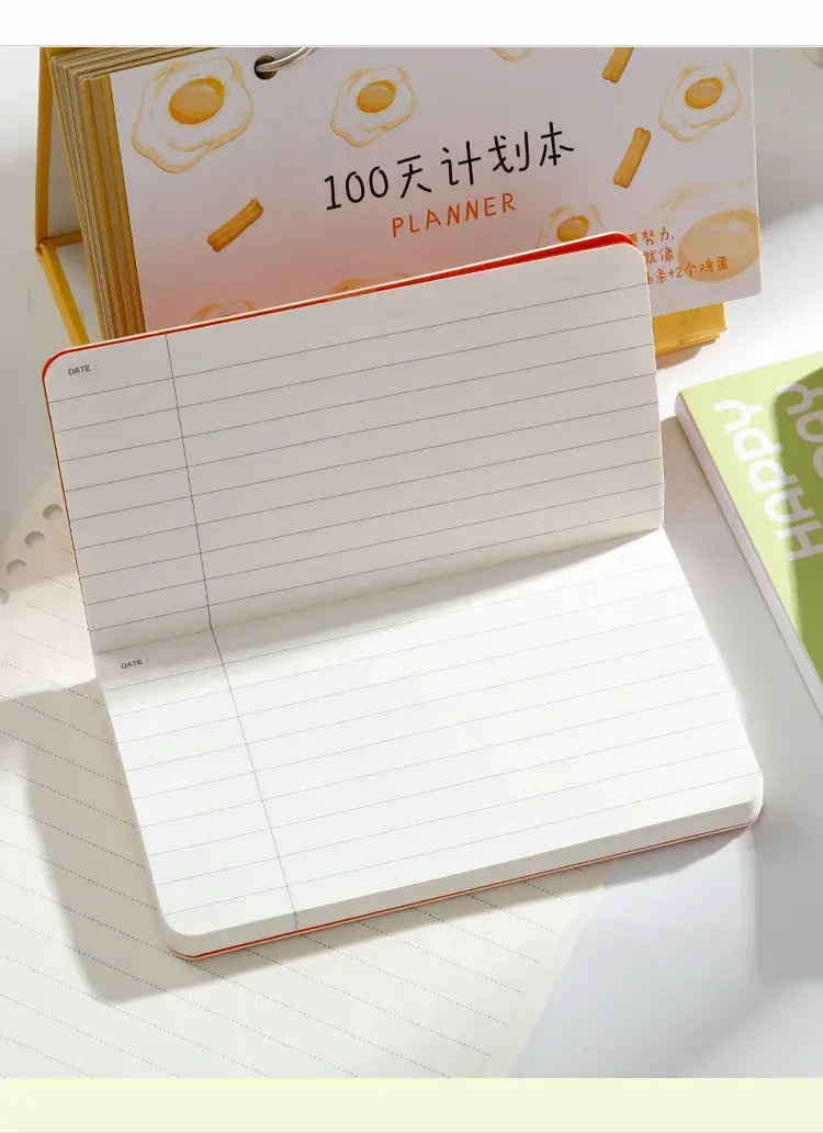 64 Sheets Notebook Is Portable, and The Horizontal Notepad Is Simple and High-value. Kawaii Notebook Notebooks Diary Binder Note