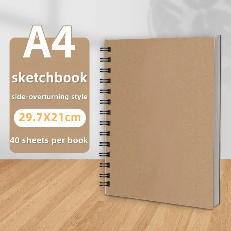 Set Of 2 Sketchbooks With Durable Covers, Perfect For Drawing And Sketching