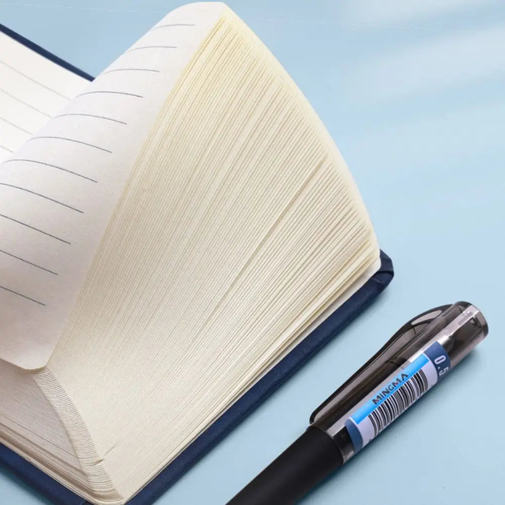 School Stationery Portable A7 Notebook Pocket Writing Paper Mini Notepad Memo Pad PU Cover Diary Book Office Supplies