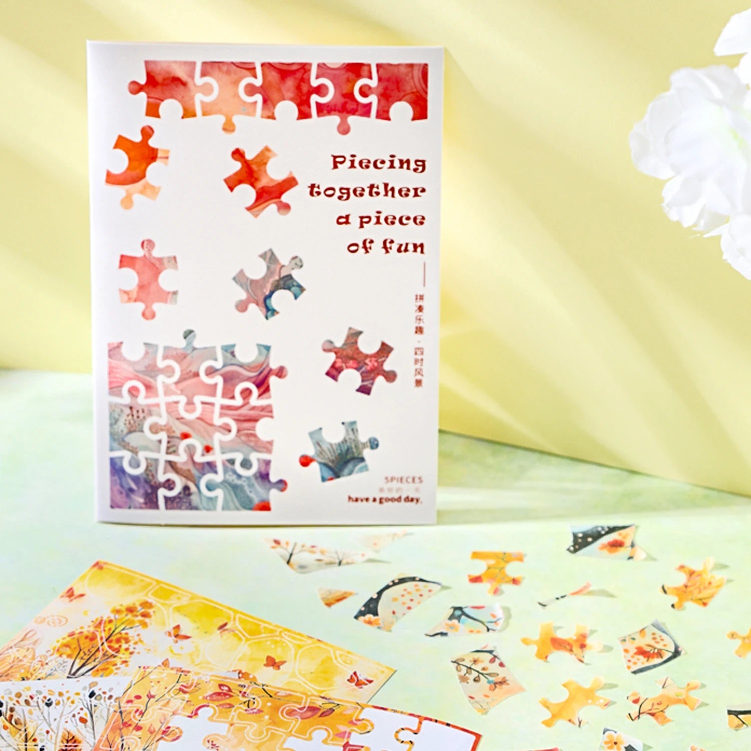 Journal GO 5pcs Piecing Together Fun Stickers Creative Decor Scrapbooking Diary Album Collage Junk Journal Material