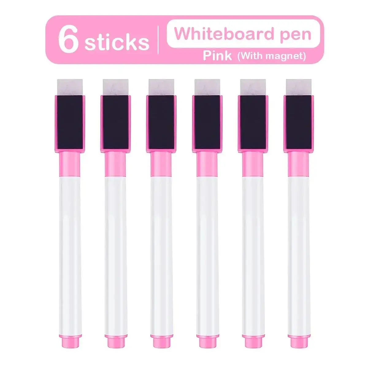 8 Pcs Magnetic Erasable Whiteboard Pen Color Options Numbering Stationery Office Teaching Supplies For Blackboard Student Note