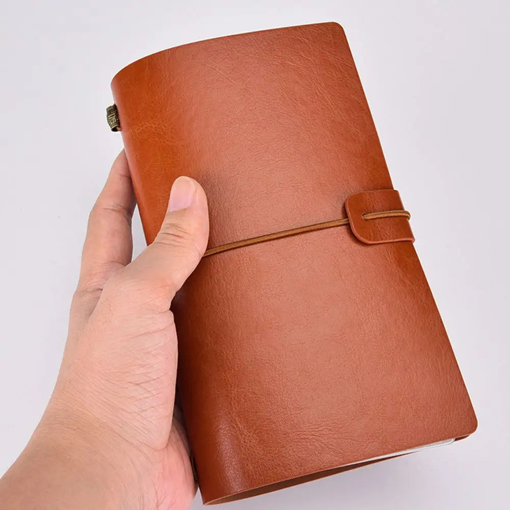 Portable Stationery Writing Notepad Diary Book School Supplies Notebook Leather Travel Book Daily Organizer Journal Booklet