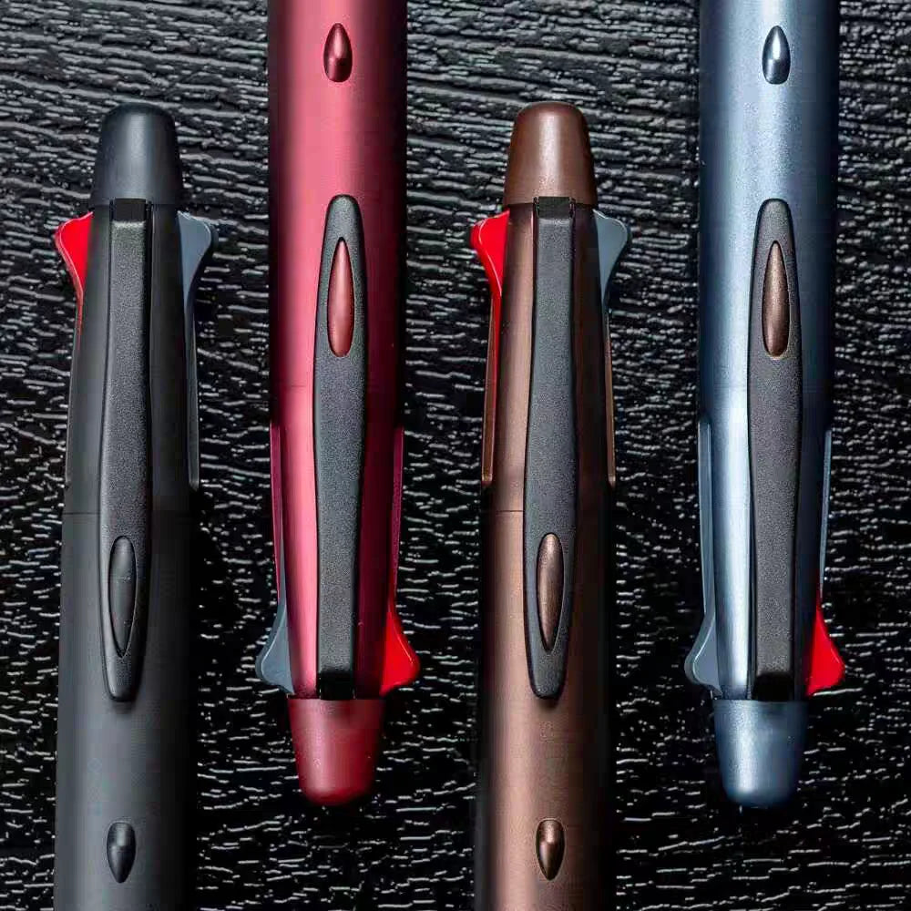 Pilot 4+1 Multifunctional Wooden Pen Grip Four-Color 0.7 Ballpoint Pen And 0.5 Mechanical Pencil Set Japanese School Stationery