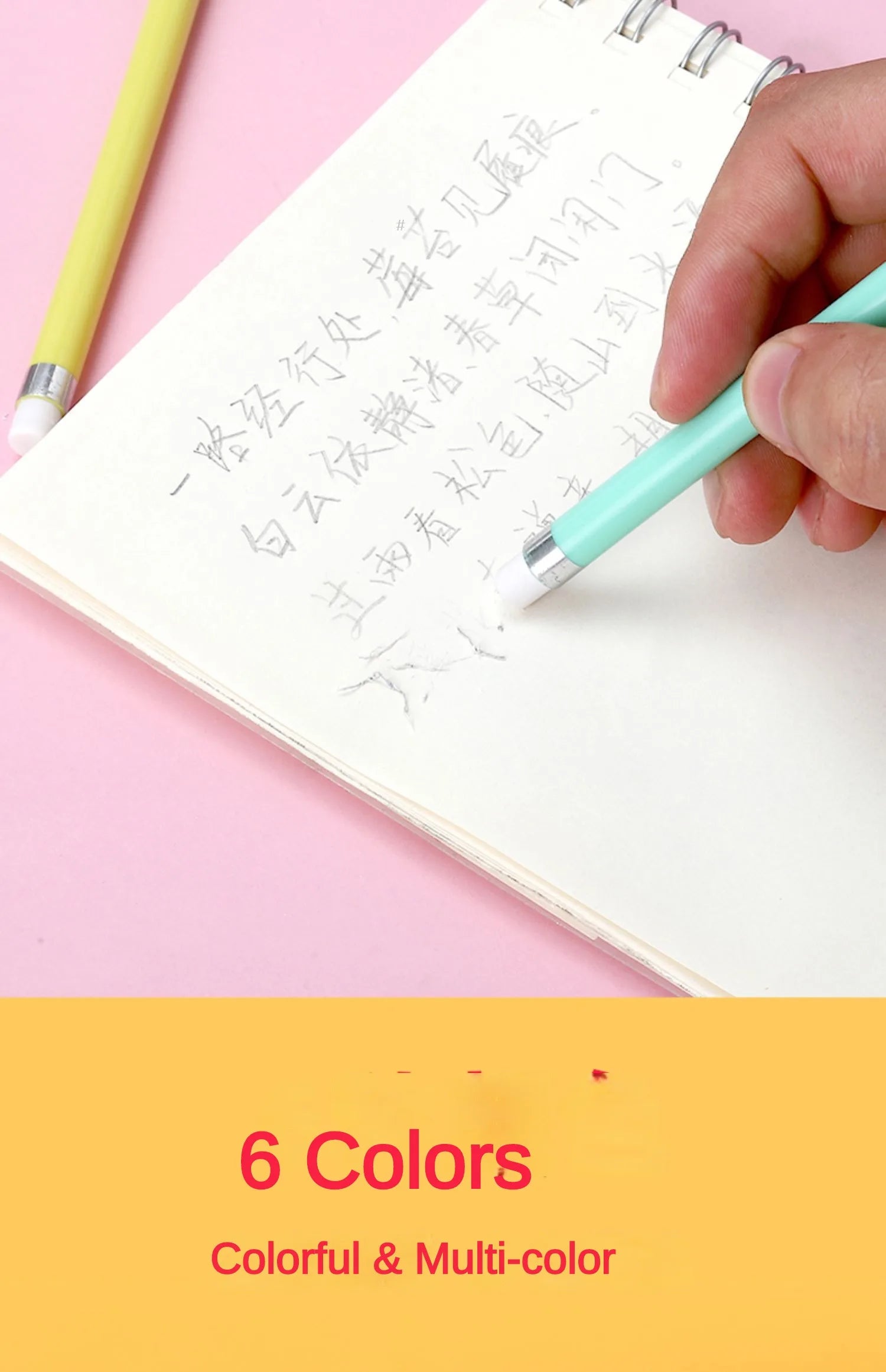Infinity Pencil Set Erasable Unlimited Pencils Eternal Writing HB No Sharpening Kawaii Stationery Cute Office School Supplies