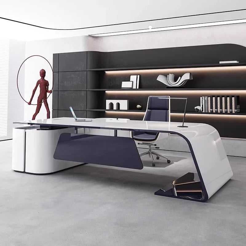 Organizer Modern Office Desk Working Aesthetic Gaming Writing Office Desk Design Luxury Reading Mesa Ordenador Home Accessories
