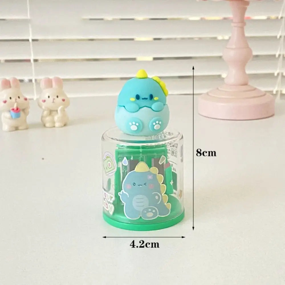 Mini Pencil Sharpener Multifuncional Portable Double Hole Pencil Sharpening Tool Manual Sharpener Gift