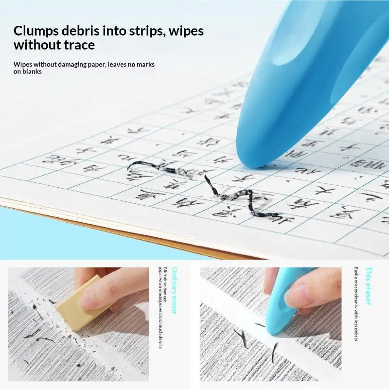 4 Pack Colorful Rhombus Erasers Comfortable Grip Mess Free Erasing Tear Resistant Erasers for High School Students