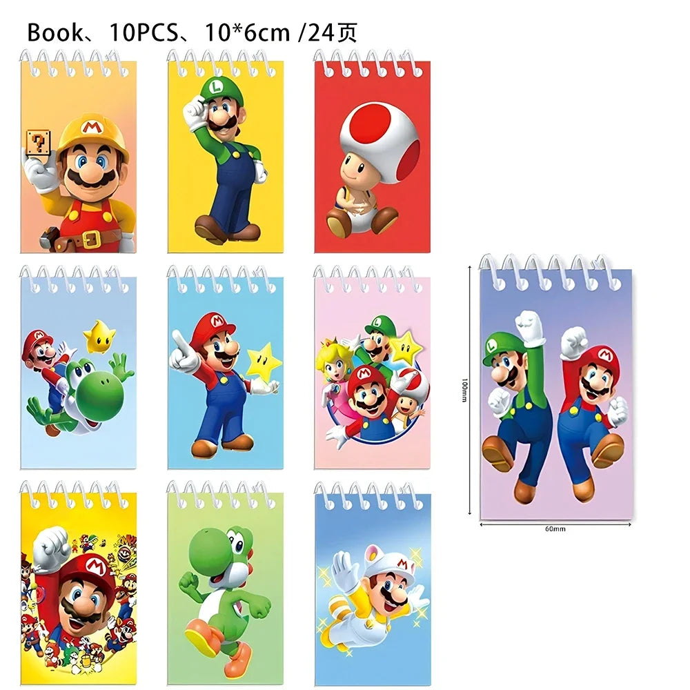 8/10pcs Cartoon Multi-Style School Notebooks Creative Memo Pads & Meeting Books - Assorted Designs for Organizing And Sketching