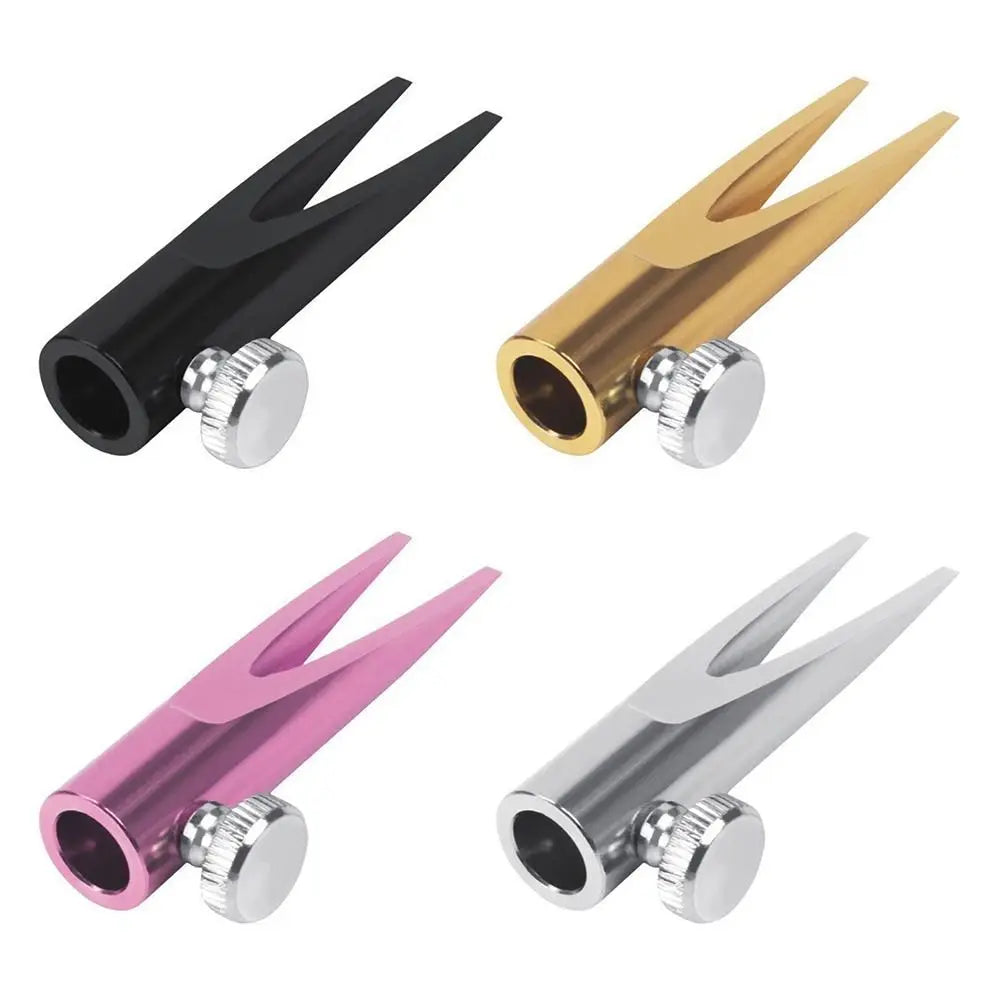 Metal Pencil Sharpening Assist Tool Adjustable Screw Firmly Fixing Eyebrow Pen Sharpening Tool Duckbill Brow Pen Sharper